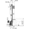 Инсталляция ALCAPLAST SET AM101/1120-3:1 RU M70-0001 с белой кнопкой AM101/1120-3.1 RU M70-0001